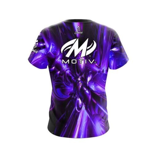 Motiv Liquid Plasma Purple CoolWick Bowling Jersey - Image 2