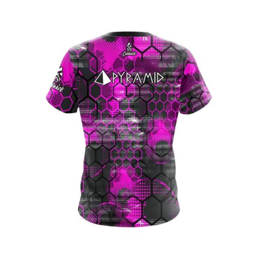 Pyramid Pink Honeycomb CoolWick Bowling Jersey - Image 2