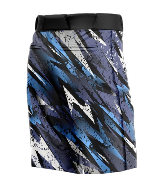 Retro Zig Zag CoolWick Bowling Shorts - Image 2