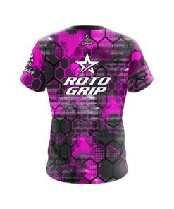 Alternative view of Roto Grip Pink Honeycomb CoolWick Bowling Jersey