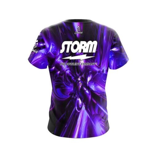 Storm Liquid Plasma Purple CoolWick Bowling Jersey - Image 2