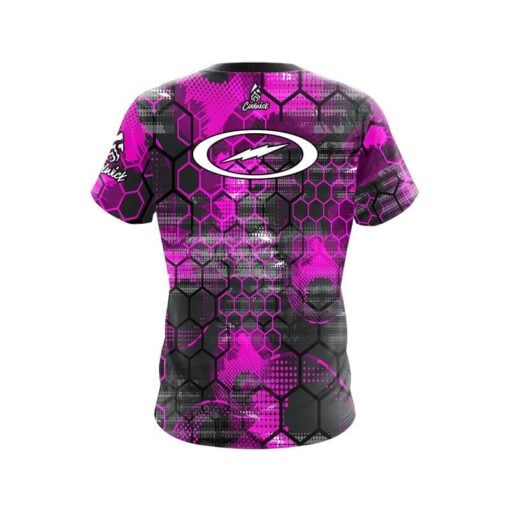 Storm Pink Honeycomb CoolWick Bowling Jersey - Image 2