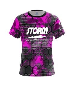 Storm Pink Honeycomb CoolWick Bowling Jersey