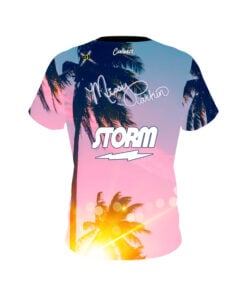 Alternative view of Storm Missy Parkin Pastel Palm Tree CoolWick Bowling Jersey