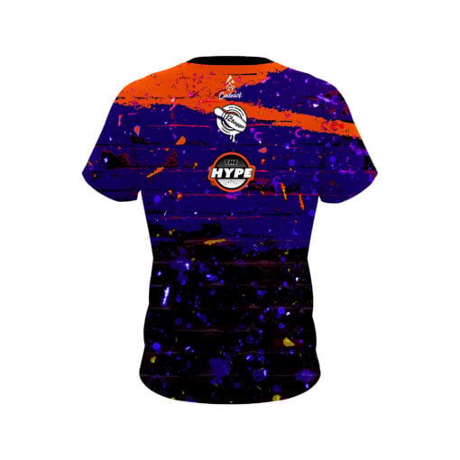 The Hype Bricks Orange Blast CoolWick Bowling Jersey - Image 2