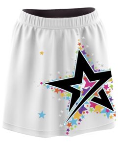 Limited Edition Stefanie Johnson White Starburst CoolWick Bowling Skort