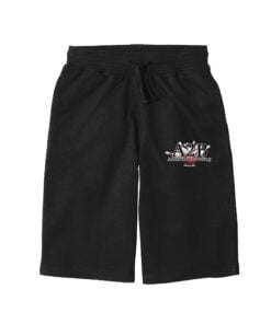 A2B Addicted to Bowling Black Unisex Fleece Shorts
