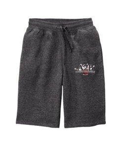 A2B Addicted to Bowling Charcoal Unisex Fleece Shorts