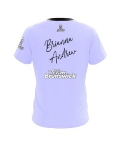 Alternative view of Brunswick Brianna Andrew Lavender CoolWick Bowling Jersey