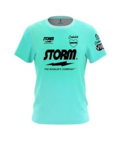 Storm Courtney Ermisch Light Blue Gradient CoolWick Bowling Jersey