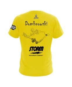 Alternative view of Storm Patrick Dombrowski Yellow Wing Launch Replica CoolWick Bowling Jersey