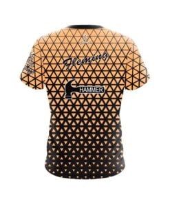 Alternative view of Hammer Tinickia Fleming Geometric Creamsicle CoolWick Bowling Jersey