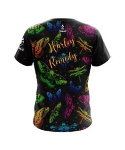 Alternative view of Harley Romedy Moths All Over CoolWick Bowling Jersey