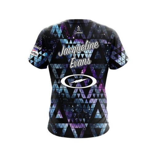 Storm Jacqueline Evans Triangle Galaxy CoolWick Bowling Jersey - Image 2