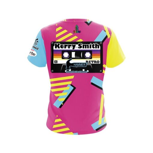 Hammer Kerry Smith 90s Vibes CoolWick Bowling Jersey - Image 2