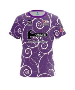 Hammer Kerry Smith Purple Swirls CoolWick Bowling Jersey