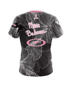 Alternative view of Storm Maria Bulanova Pink Hibiscus CoolWick Bowling Jersey