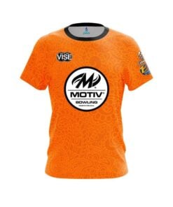 Motiv Bryan Hahlen Orange Paisley CoolWick Bowling Jersey