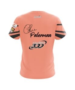 Alternative view of Columbia 300 Osku Palermaa Peach Suomi CoolWick Bowling Jersey