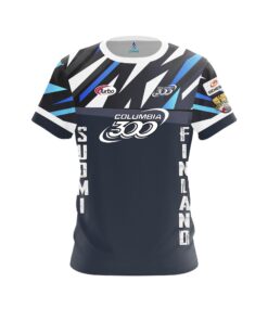 Columbia 300 Osku Palermaa Sport Triangles CoolWick Bowling Jersey