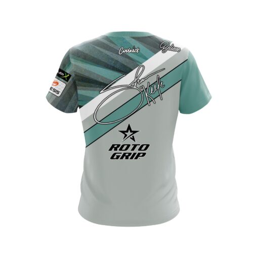 Roto Grip Shannon O'Keefe Teal Eden CoolWick Bowling Jersey - Image 2