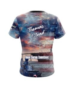 Alternative view of Thomas Stead Always Courageous 2.0 CoolWick Bowling Jersey