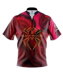 Hammer Black Widow 2.0 Hybrid Quick Ship CoolWick Sash Zip Bowling Jersey