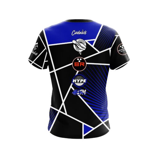 Bowlers Rant The Scoop Blue CoolWick Bowling Jersey - Image 2