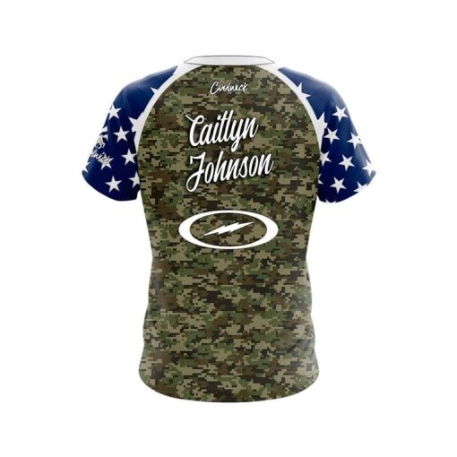 Storm Caitlyn Johnson USA Camo CoolWick Bowling Jersey - Image 2