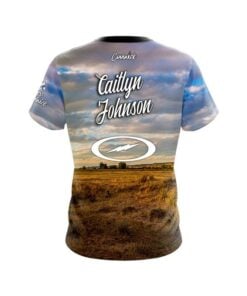 Alternative view of Storm Caitlyn Johnson Horse Grazing CoolWick Bowling Jersey