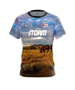 Storm Caitlyn Johnson Horse Grazing CoolWick Bowling Jersey