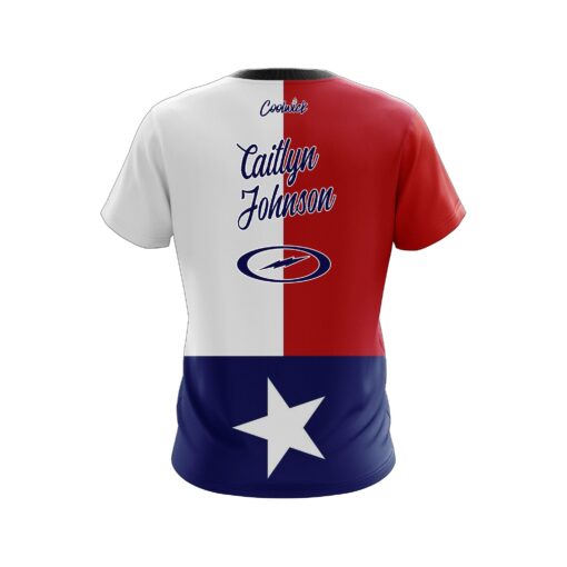 Storm Caitlyn Johnson North Carolina Texas Fusion CoolWick Bowling Jersey - Image 2