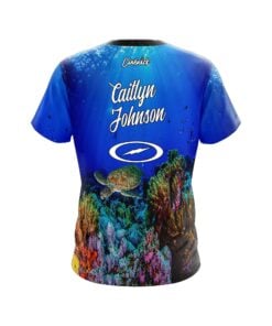 Alternative view of Storm Caitlyn Johnson Sea Turtle CoolWick Bowling Jersey