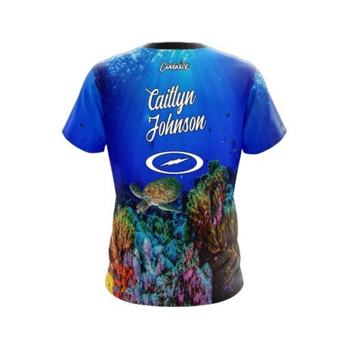 Storm Caitlyn Johnson Sea Turtle CoolWick Bowling Jersey - Image 2