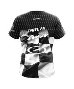Alternative view of Storm Caitlyn Johnson Checkered Flag CoolWick Bowling Jersey