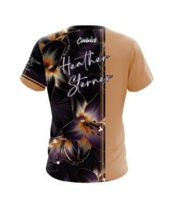 Alternative view of Hammer Heather D'Errico Gold Tan Lillies CoolWick Bowling Jersey
