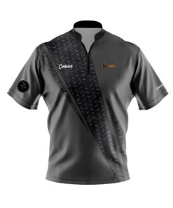 Hammer Rare Collection Diamond Chest Black CoolWick Bowling Jersey