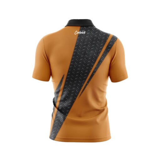 Hammer Rare Collection Diamond Chest Orange CoolWick Bowling Jersey - Image 2