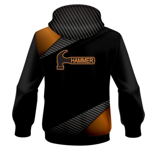 Hammer Rare Collection Carbon CoolWick Bowling Hoodie - Image 2