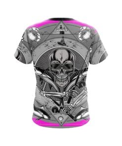 Alternative view of Danny Battles Mullet Angels CoolWick Bowling Jersey