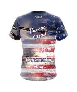 Alternative view of Thomas Stead Fly Fight Win CoolWick Bowling Jersey