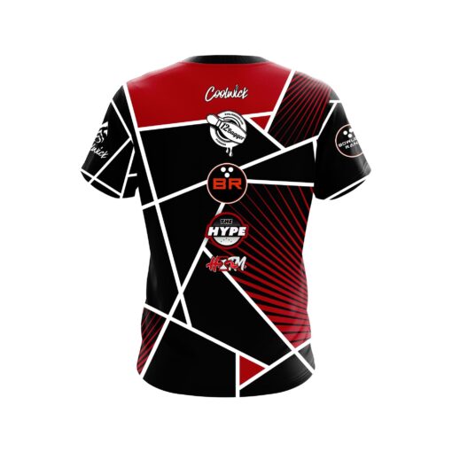 Bowlers Rant The Scoop Red CoolWick Bowling Jersey - Image 2