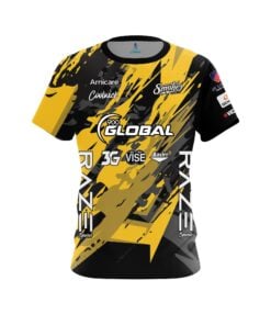 900 Global Sean Rash Gold Grunge Replica CoolWick Bowling Jersey
