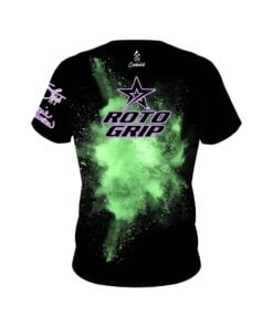 Alternative view of Roto Grip Shafanie Green DUO CoolWick Bowling Jersey