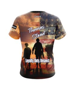 Alternative view of Thomas Stead This We'll Defend 2.0 CoolWick Bowling Jersey