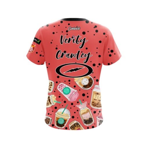 Storm Limited Edition Verity Crawley Coral Boba CoolWick Bowling Jersey - Image 2