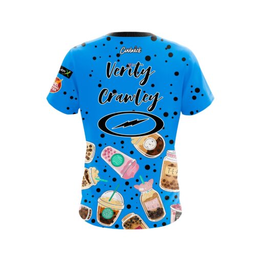 Storm Verity Crawley Electric Blue Boba CoolWick Bowling Jersey - Image 2