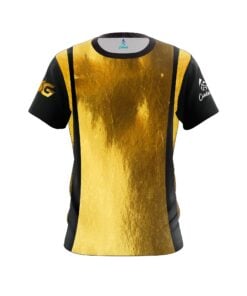 3G Tour S Gold Black CoolWick Bowling Jersey