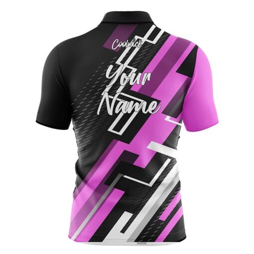 CoolWick Elite Pink Dynamo Sash Zip Jersey - Image 2