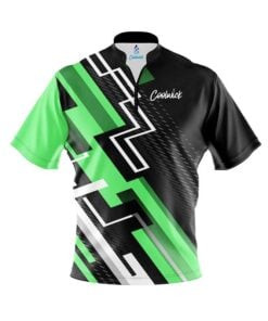 CoolWick Elite Mint Dynamo Sash Zip Jersey